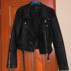 Le Marias vegan leather jacket